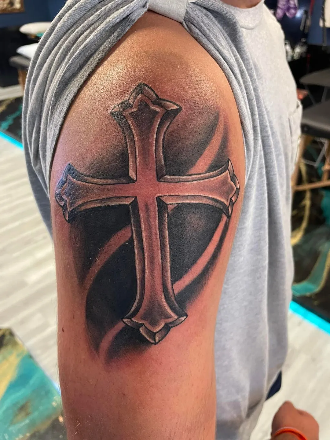 cover-ups tattoo by TJ Cornelius at Fallen Raven Tattoo Studio in Simpsonville, SC