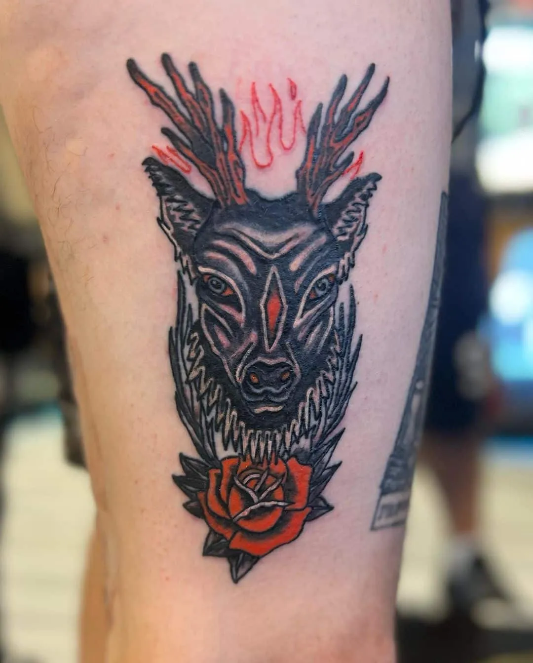 walk-ins tattoo by Trey Couch at Fallen Raven Tattoo Studio in Simpsonville, SC