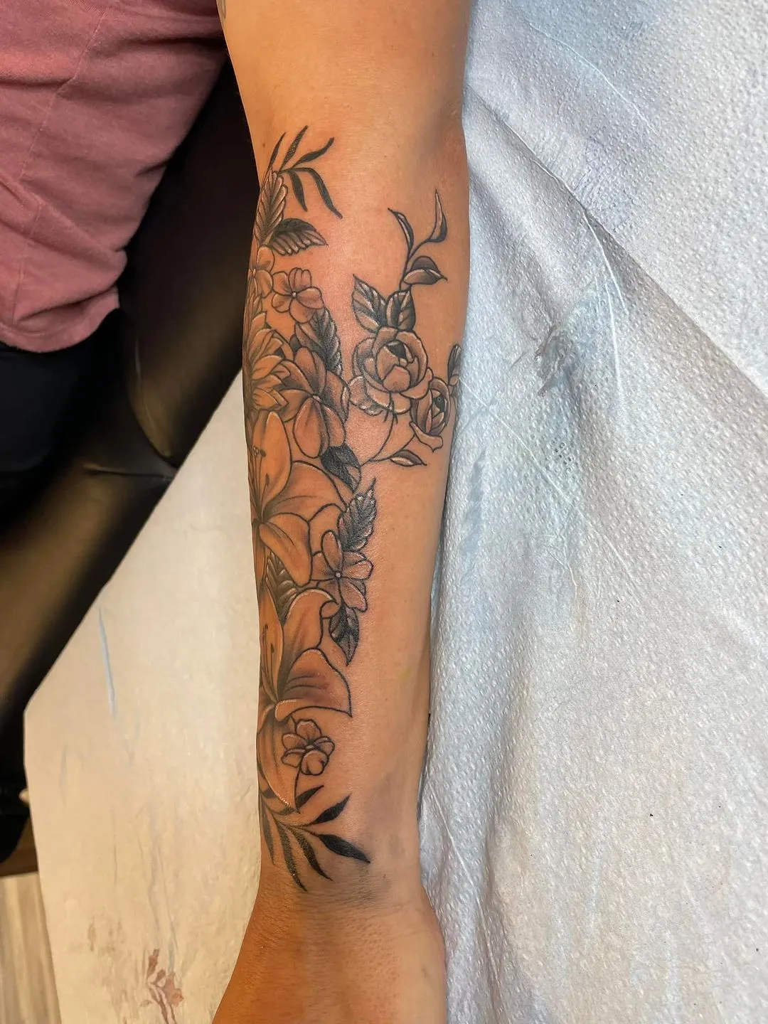 custom tattoos tattoo by TJ Cornelius at Fallen Raven Tattoo Studio in Simpsonville, SC