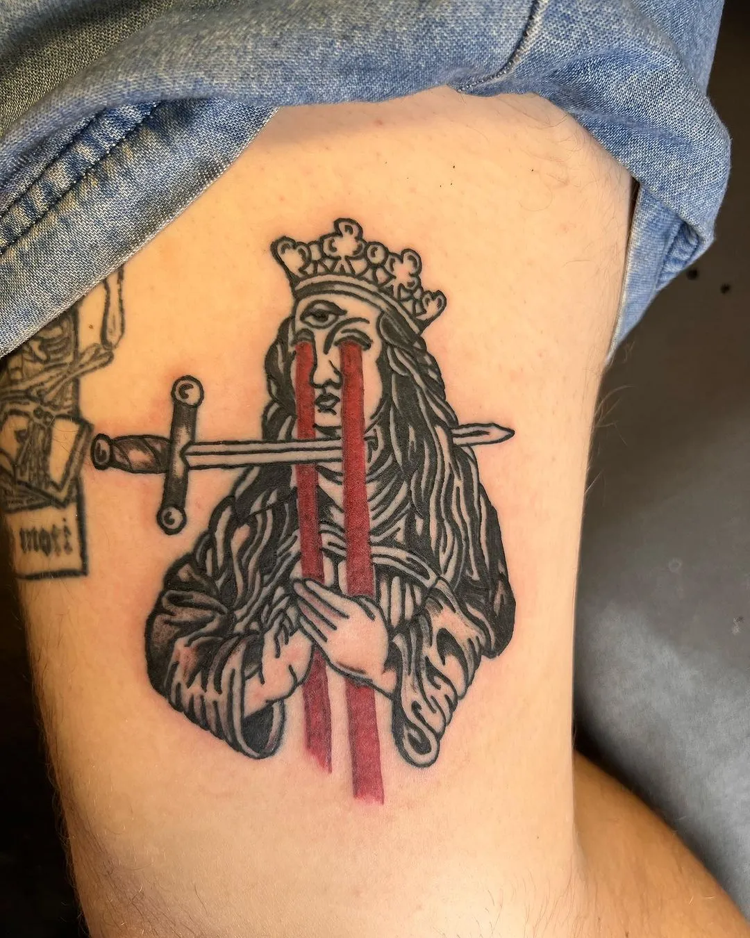 meaningful tattoos tattoo by Trey Couch at Fallen Raven Tattoo Studio in Simpsonville, SC
