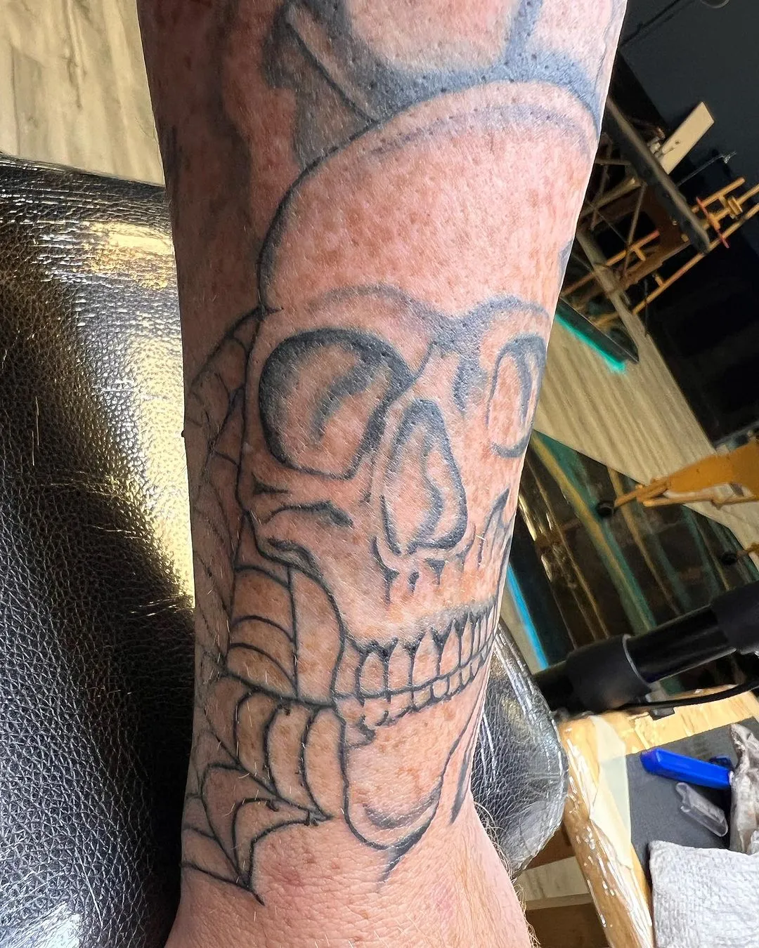 walk-ins tattoo by Trey Couch at Fallen Raven Tattoo Studio in Simpsonville, SC