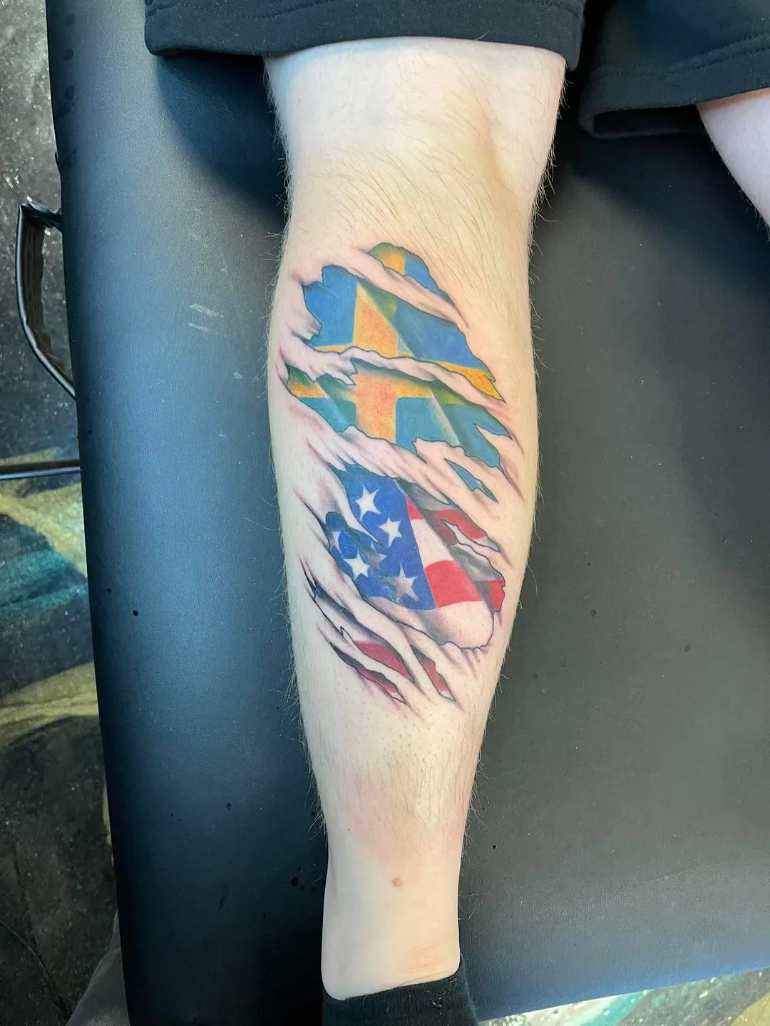 cover-ups tattoo by TJ Cornelius at Fallen Raven Tattoo Studio in Simpsonville, SC