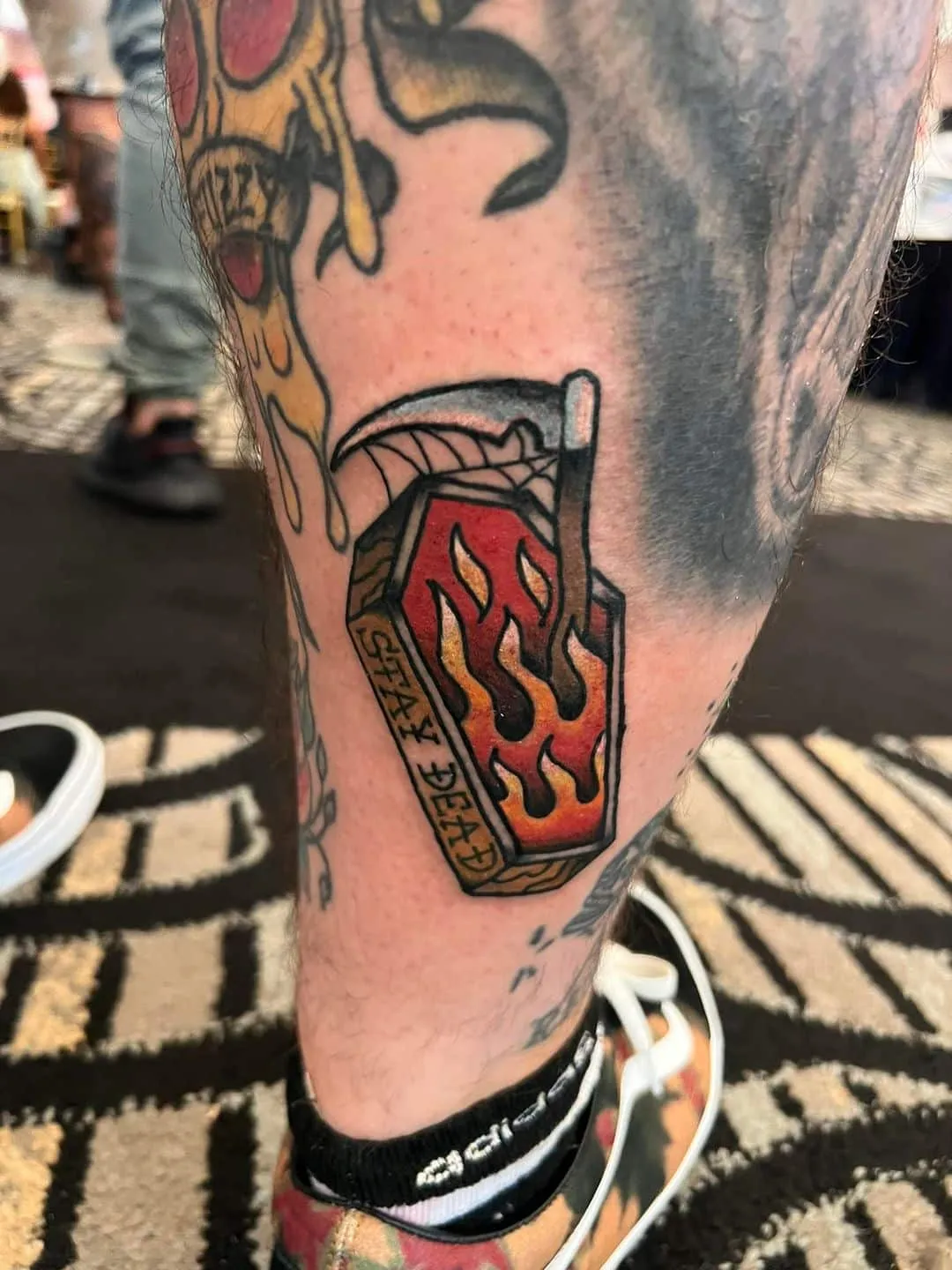 fine line tattoo by Trey Couch at Fallen Raven Tattoo Studio in Simpsonville, SC