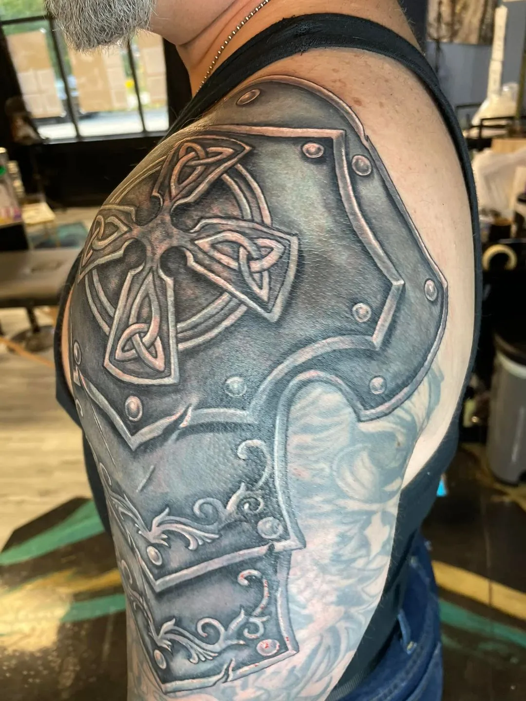 cover-ups tattoo by TJ Cornelius at Fallen Raven Tattoo Studio in Simpsonville, SC