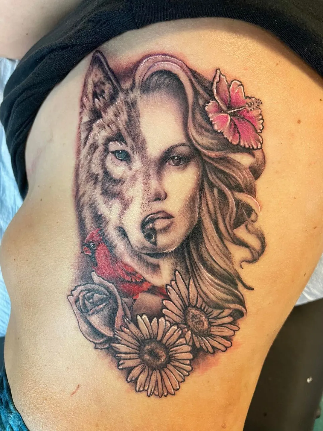 black & grey realism tattoo by TJ Cornelius at Fallen Raven Tattoo Studio in Simpsonville, SC