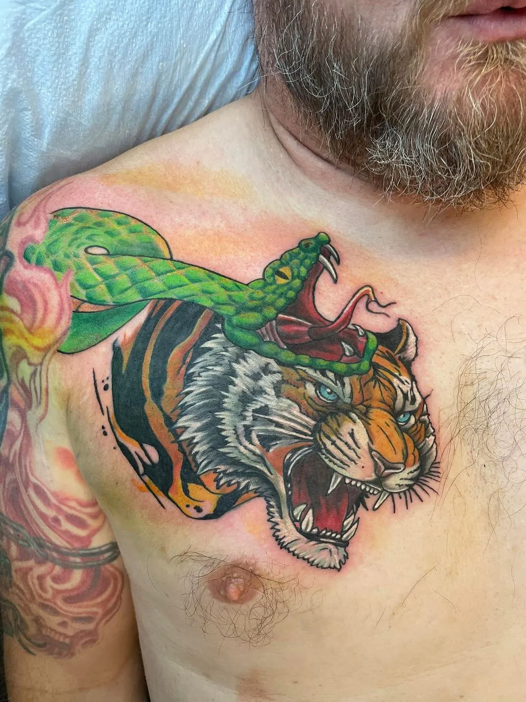 cover-ups tattoo by TJ Cornelius at Fallen Raven Tattoo Studio in Simpsonville, SC
