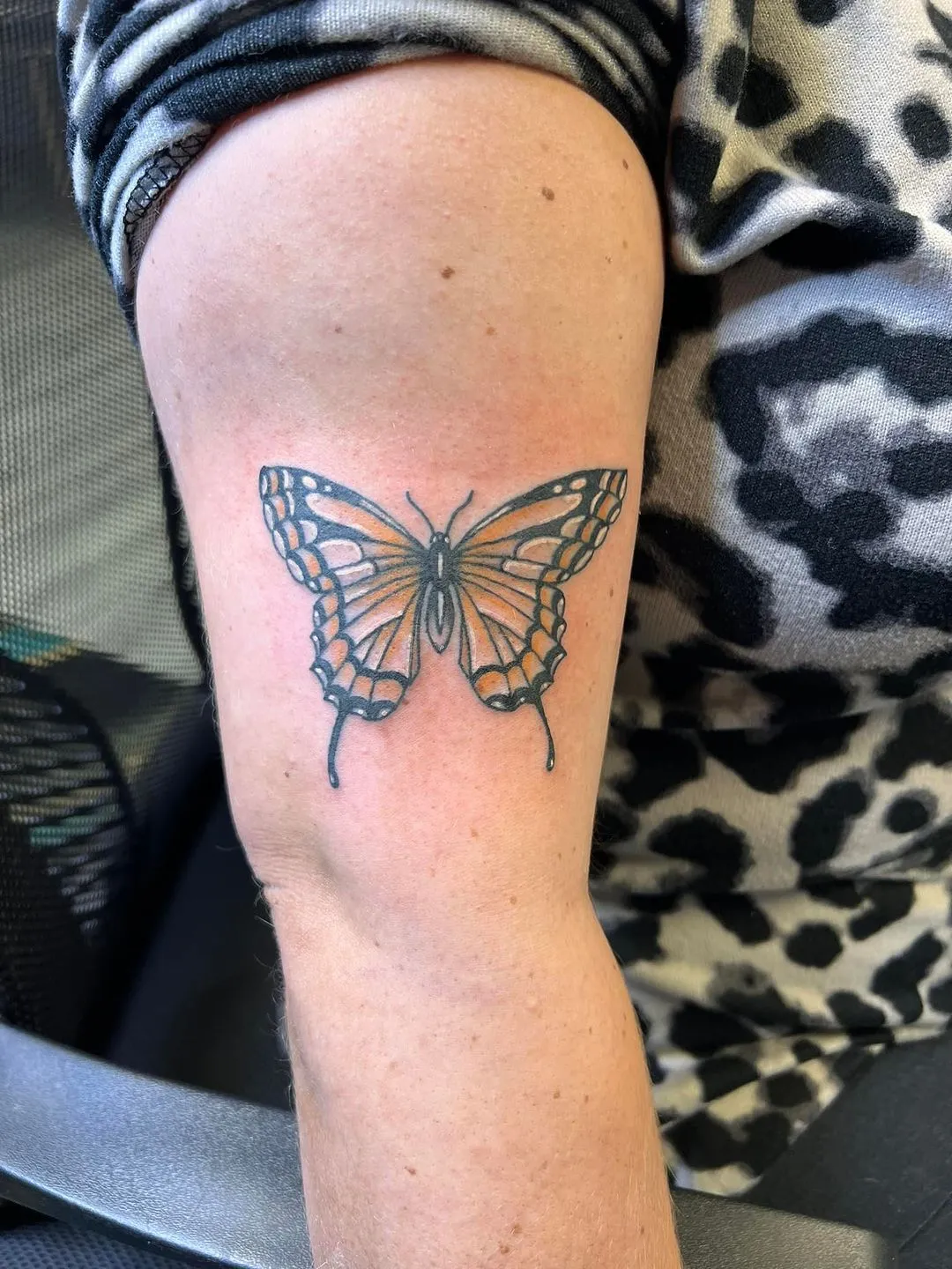 fine line tattoo by Trey Couch at Fallen Raven Tattoo Studio in Simpsonville, SC