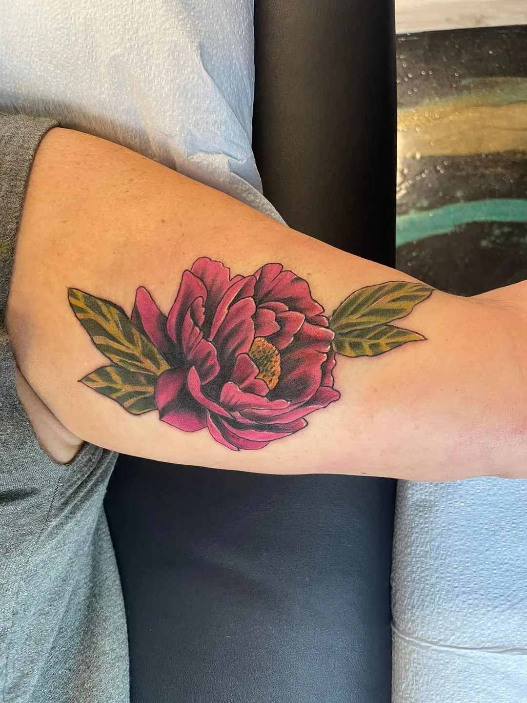 custom tattoos tattoo by TJ Cornelius at Fallen Raven Tattoo Studio in Simpsonville, SC