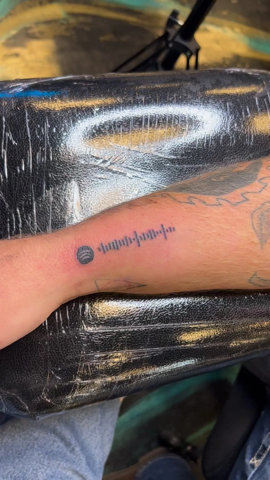fine line tattoo by Trey Couch at Fallen Raven Tattoo Studio in Simpsonville, SC