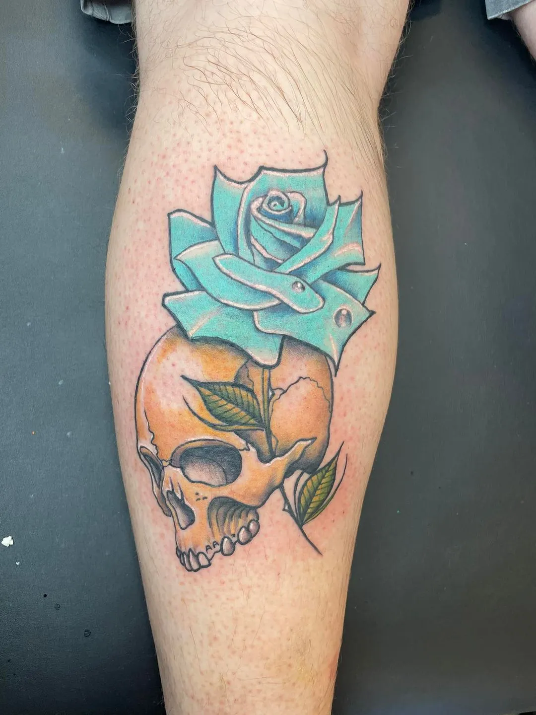 custom tattoos tattoo by TJ Cornelius at Fallen Raven Tattoo Studio in Simpsonville, SC
