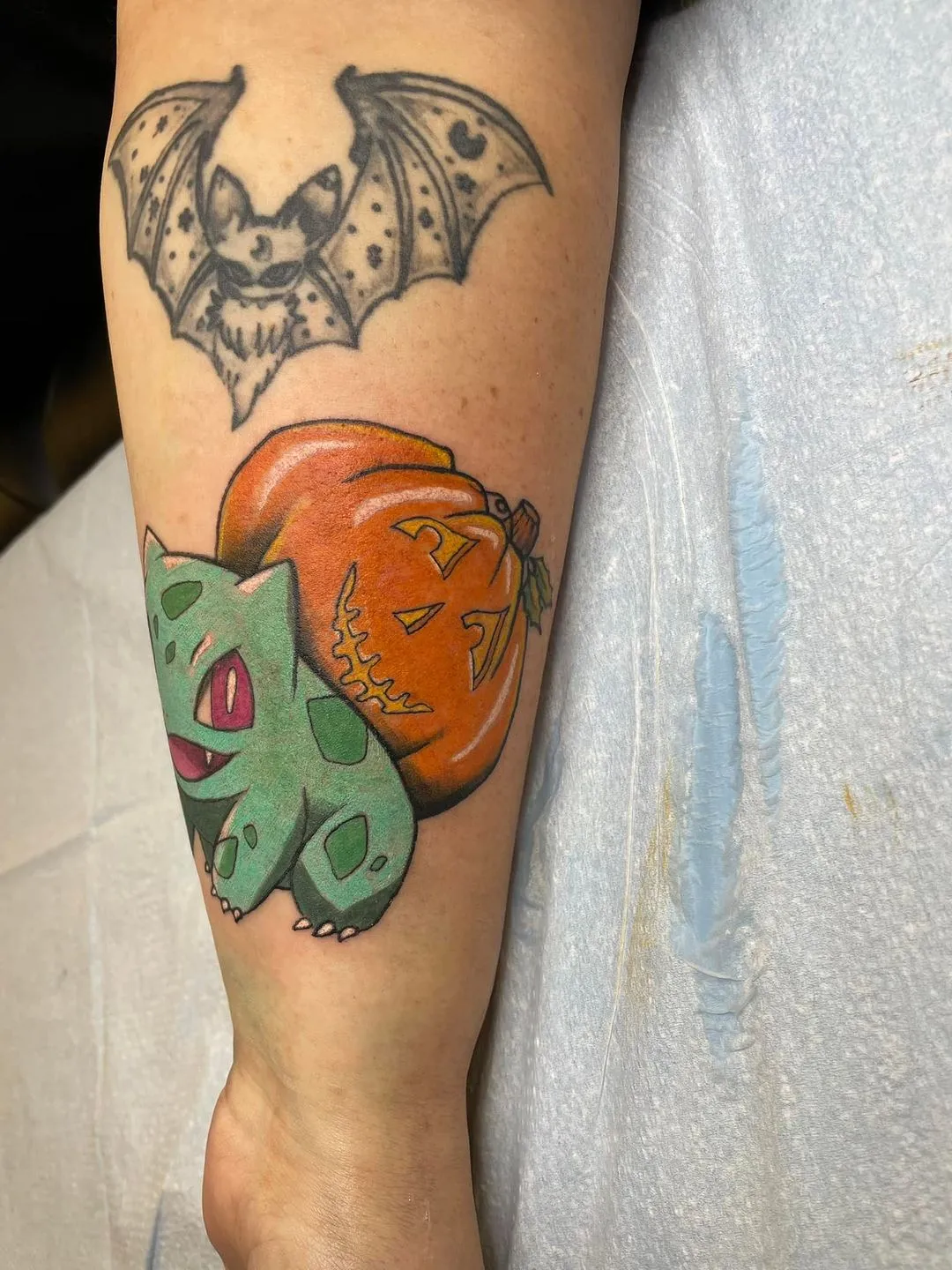custom tattoos tattoo by TJ Cornelius at Fallen Raven Tattoo Studio in Simpsonville, SC