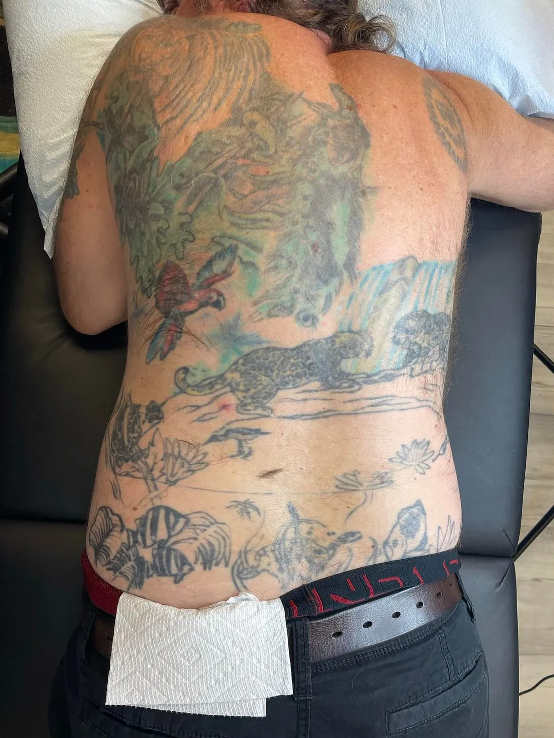 custom tattoos tattoo by TJ Cornelius at Fallen Raven Tattoo Studio in Simpsonville, SC