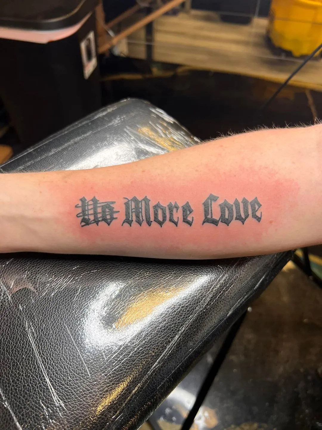 walk-ins tattoo by Trey Couch at Fallen Raven Tattoo Studio in Simpsonville, SC