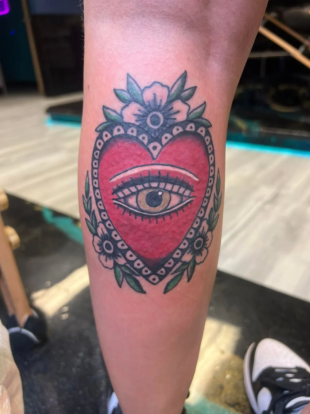 fine line tattoo by Trey Couch at Fallen Raven Tattoo Studio in Simpsonville, SC