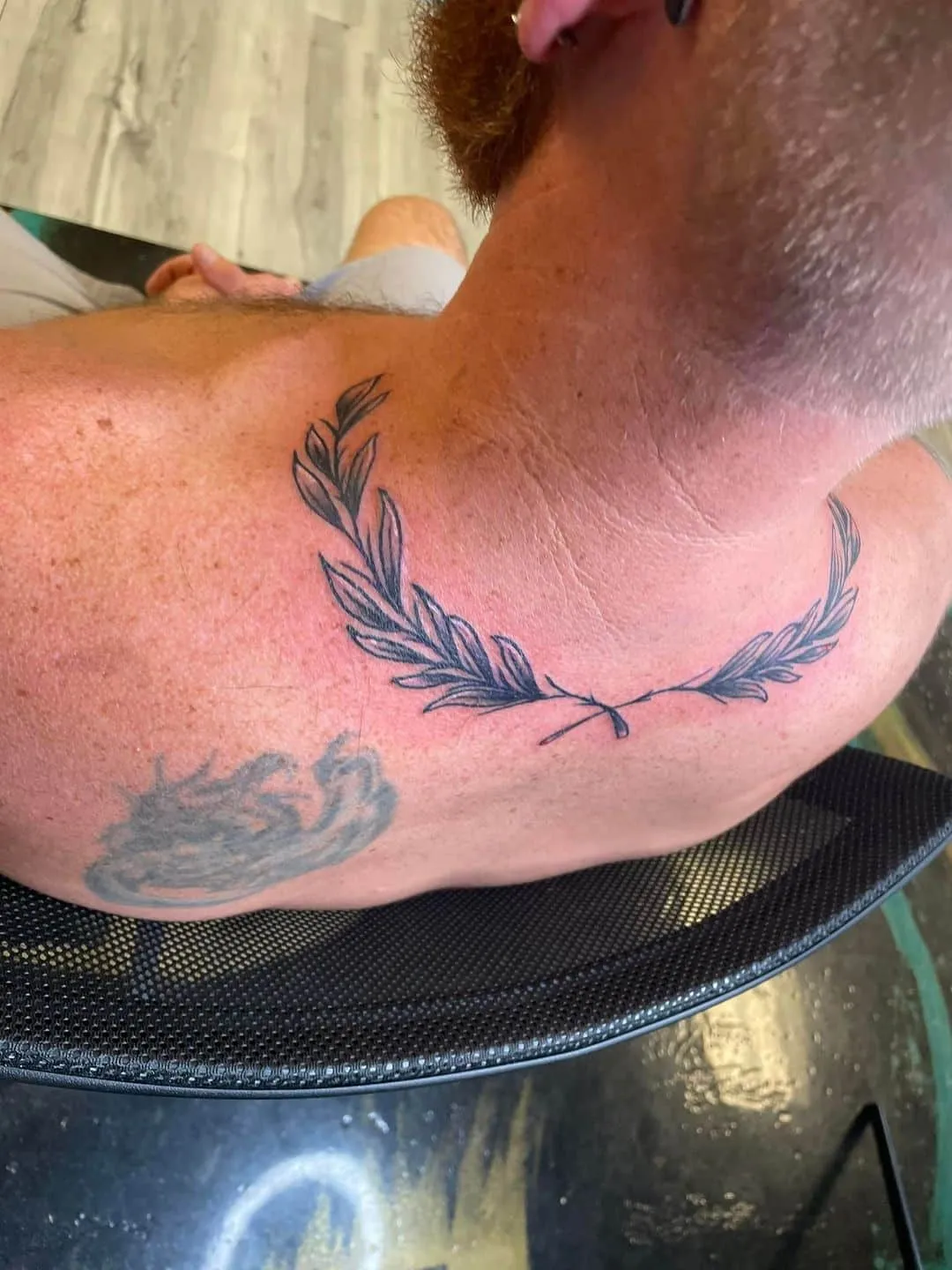 custom tattoos tattoo by TJ Cornelius at Fallen Raven Tattoo Studio in Simpsonville, SC