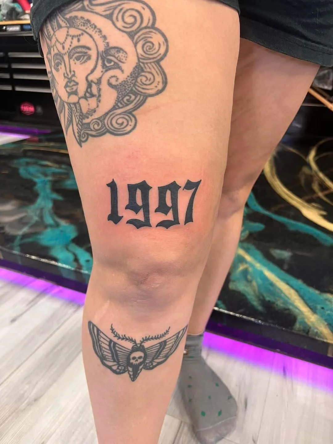 fine line tattoo by Trey Couch at Fallen Raven Tattoo Studio in Simpsonville, SC