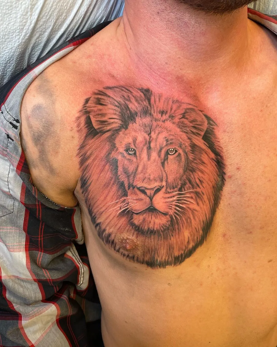 custom tattoos tattoo by TJ Cornelius at Fallen Raven Tattoo Studio in Simpsonville, SC