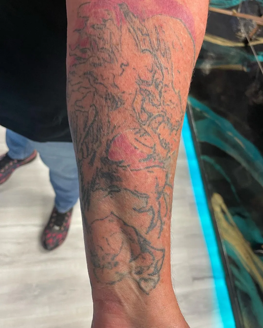cover-ups tattoo by TJ Cornelius at Fallen Raven Tattoo Studio in Simpsonville, SC