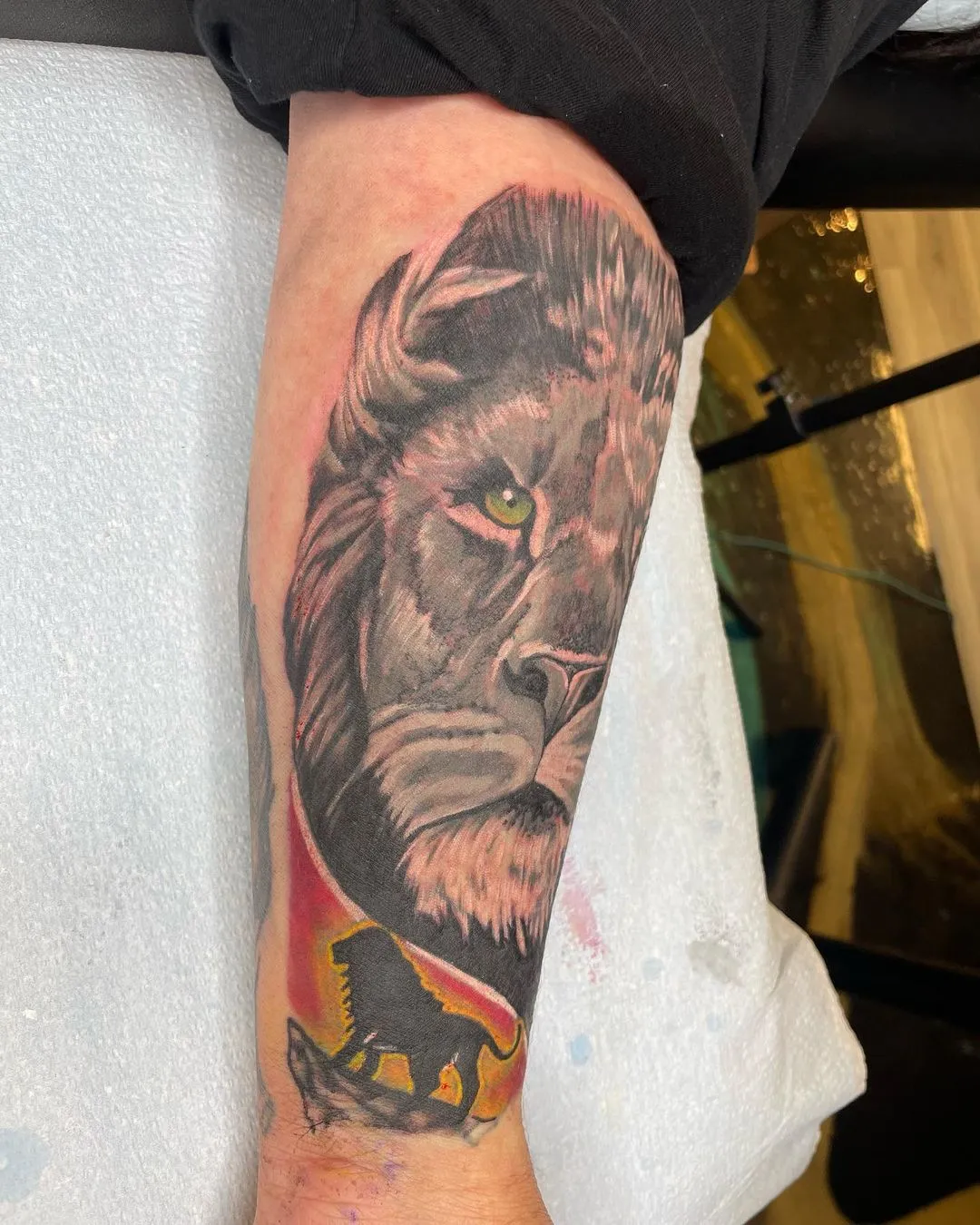 custom tattoos tattoo by TJ Cornelius at Fallen Raven Tattoo Studio in Simpsonville, SC