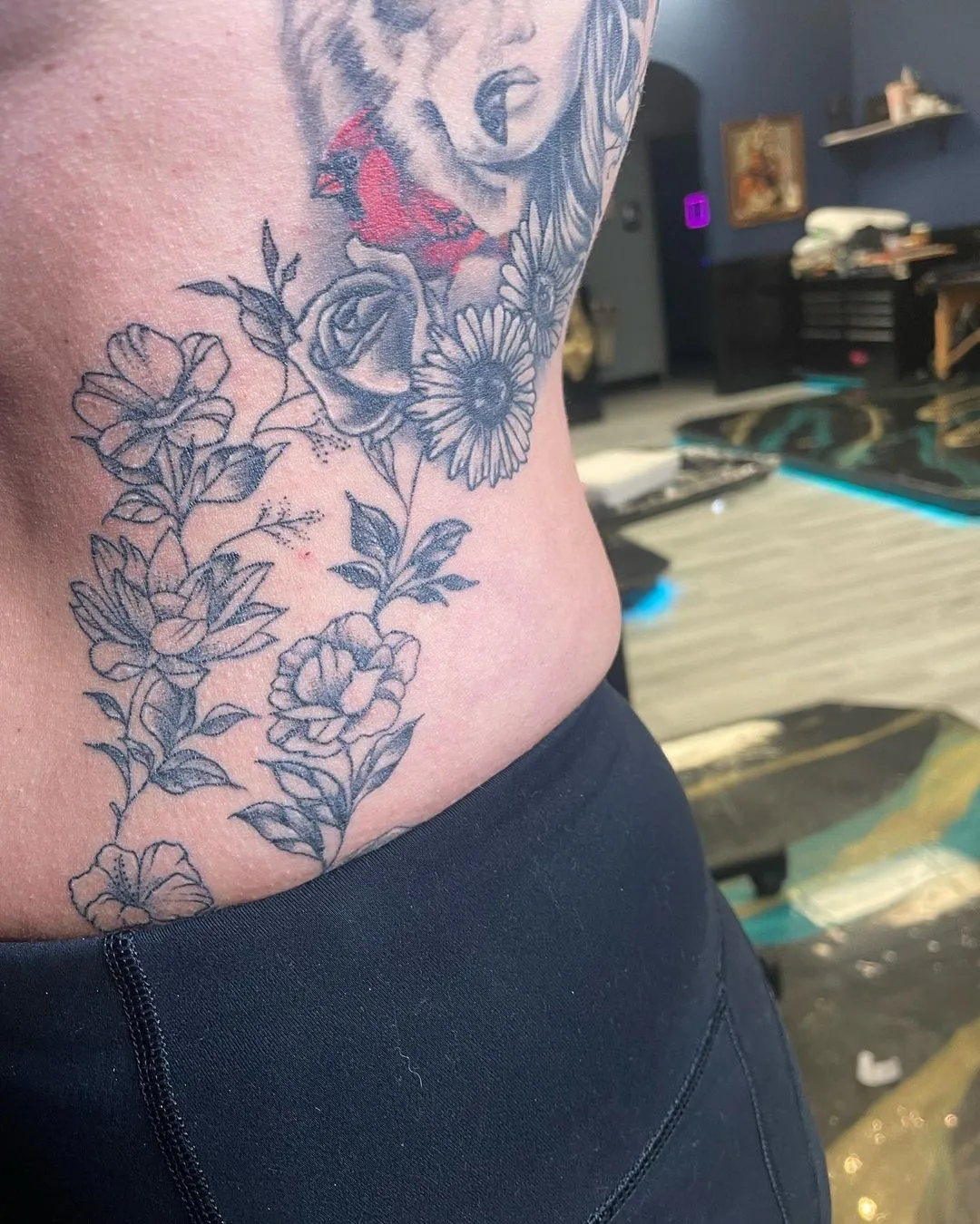 cover-ups tattoo by TJ Cornelius at Fallen Raven Tattoo Studio in Simpsonville, SC