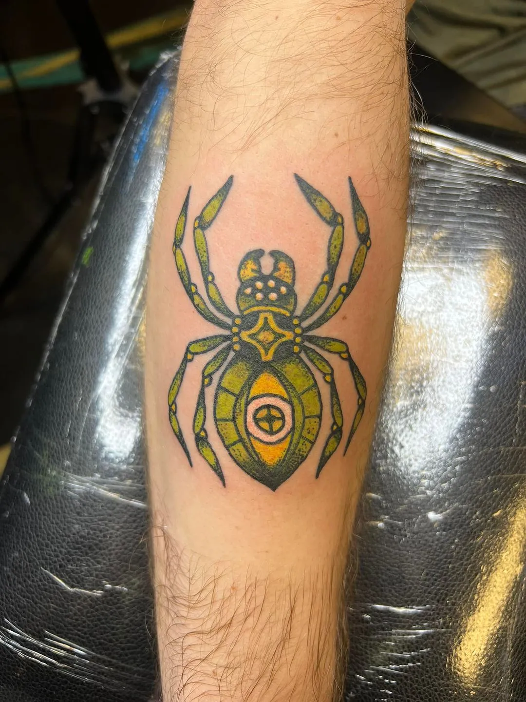 fine line tattoo by Trey Couch at Fallen Raven Tattoo Studio in Simpsonville, SC