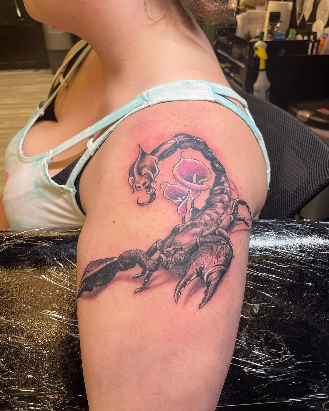custom tattoos tattoo by TJ Cornelius at Fallen Raven Tattoo Studio in Simpsonville, SC