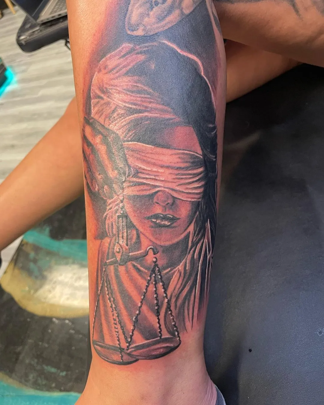 custom tattoos tattoo by TJ Cornelius at Fallen Raven Tattoo Studio in Simpsonville, SC