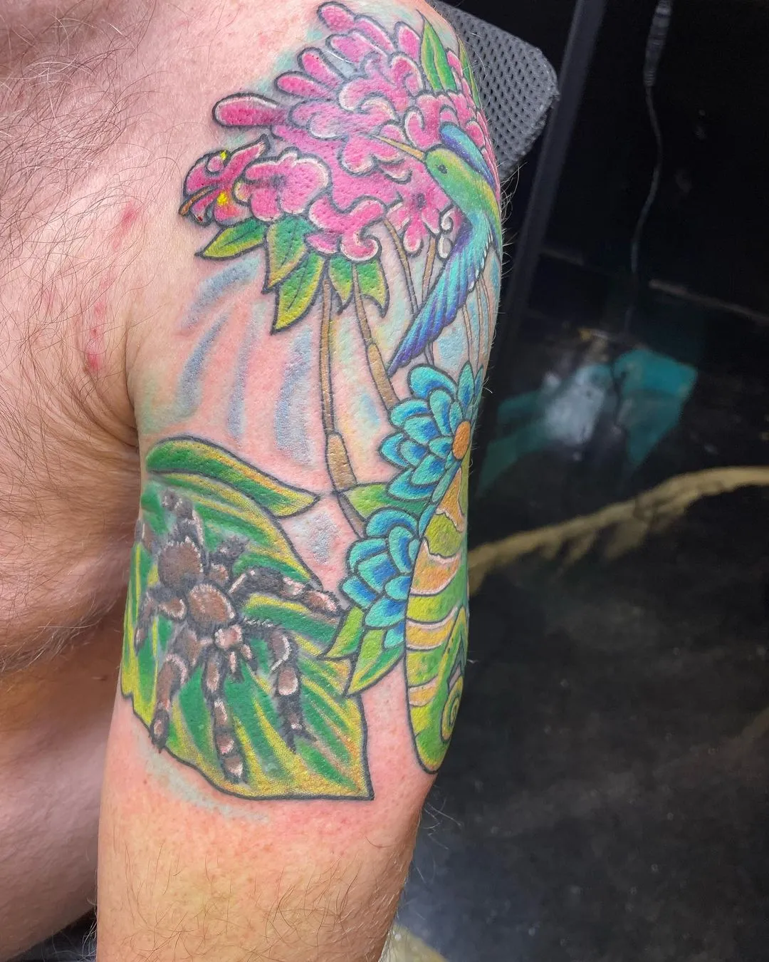 cover-ups tattoo by TJ Cornelius at Fallen Raven Tattoo Studio in Simpsonville, SC