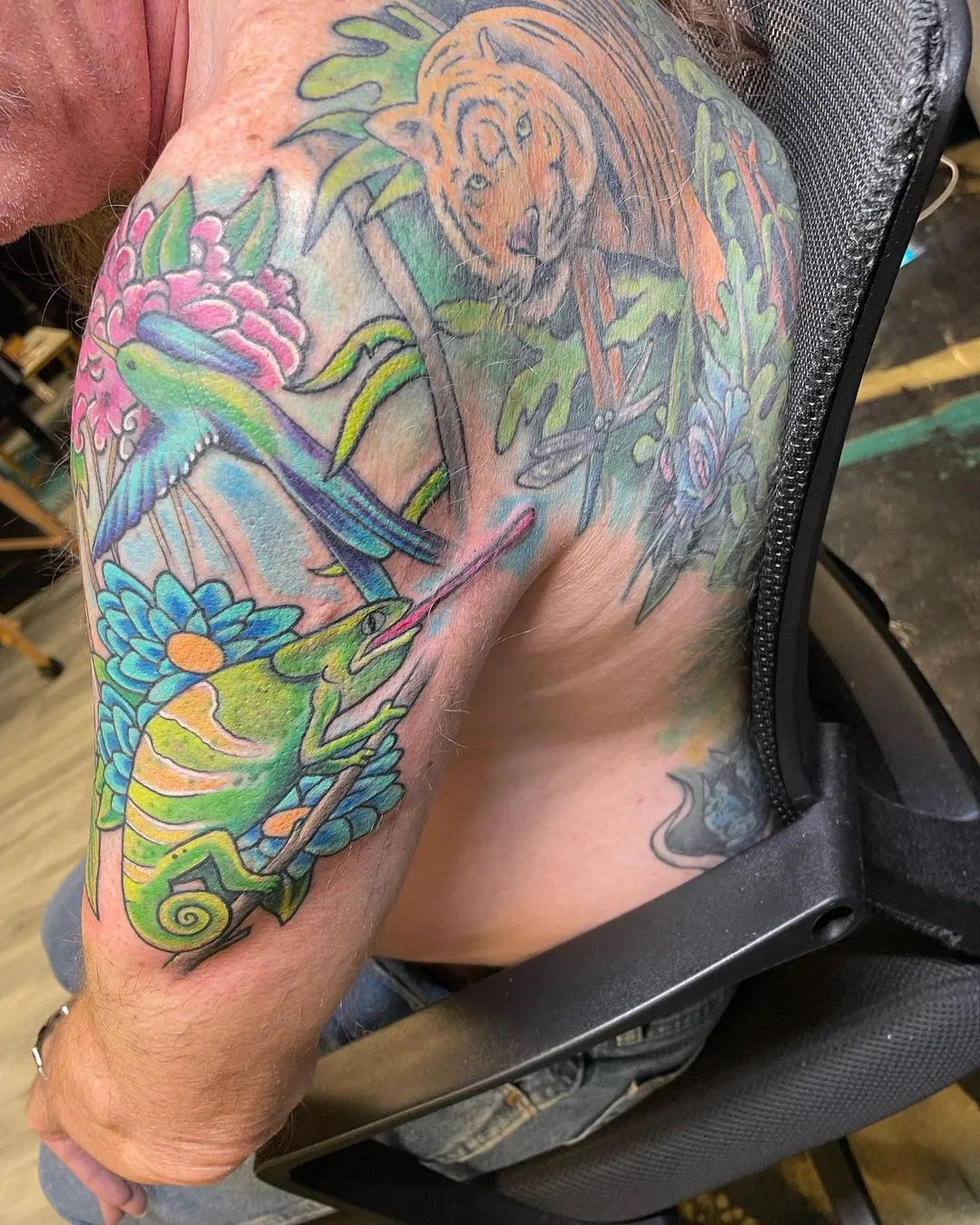 black & grey realism tattoo by TJ Cornelius at Fallen Raven Tattoo Studio in Simpsonville, SC