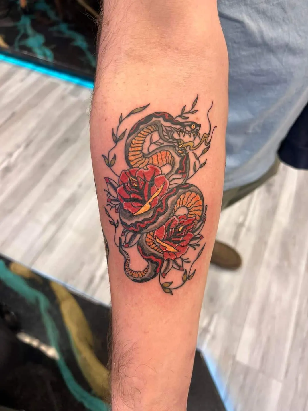 small tattoos tattoo by Trey Couch at Fallen Raven Tattoo Studio in Simpsonville, SC