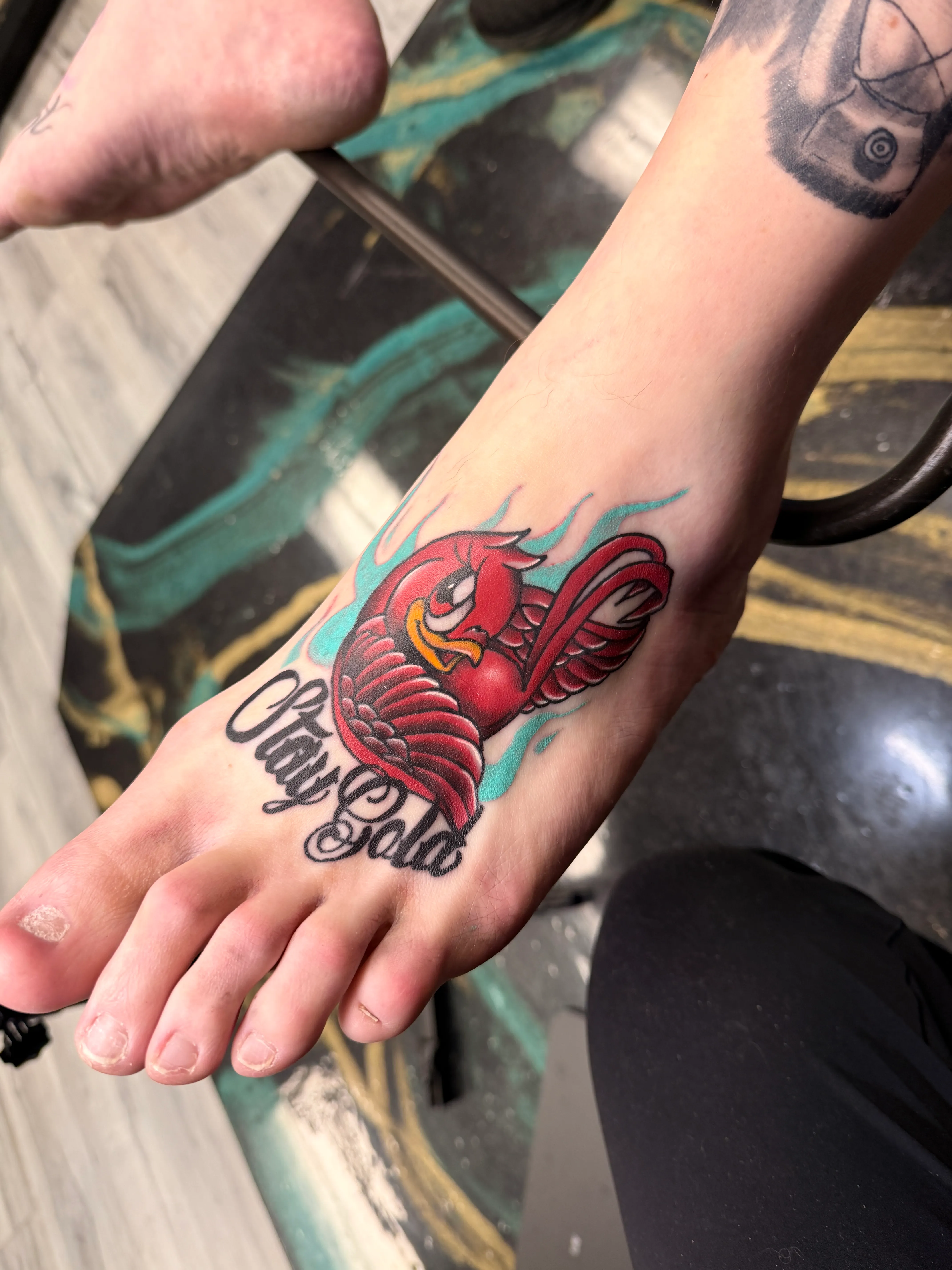 fine line tattoo by Olivia Hart at Fallen Raven Tattoo Studio in Simpsonville, SC
