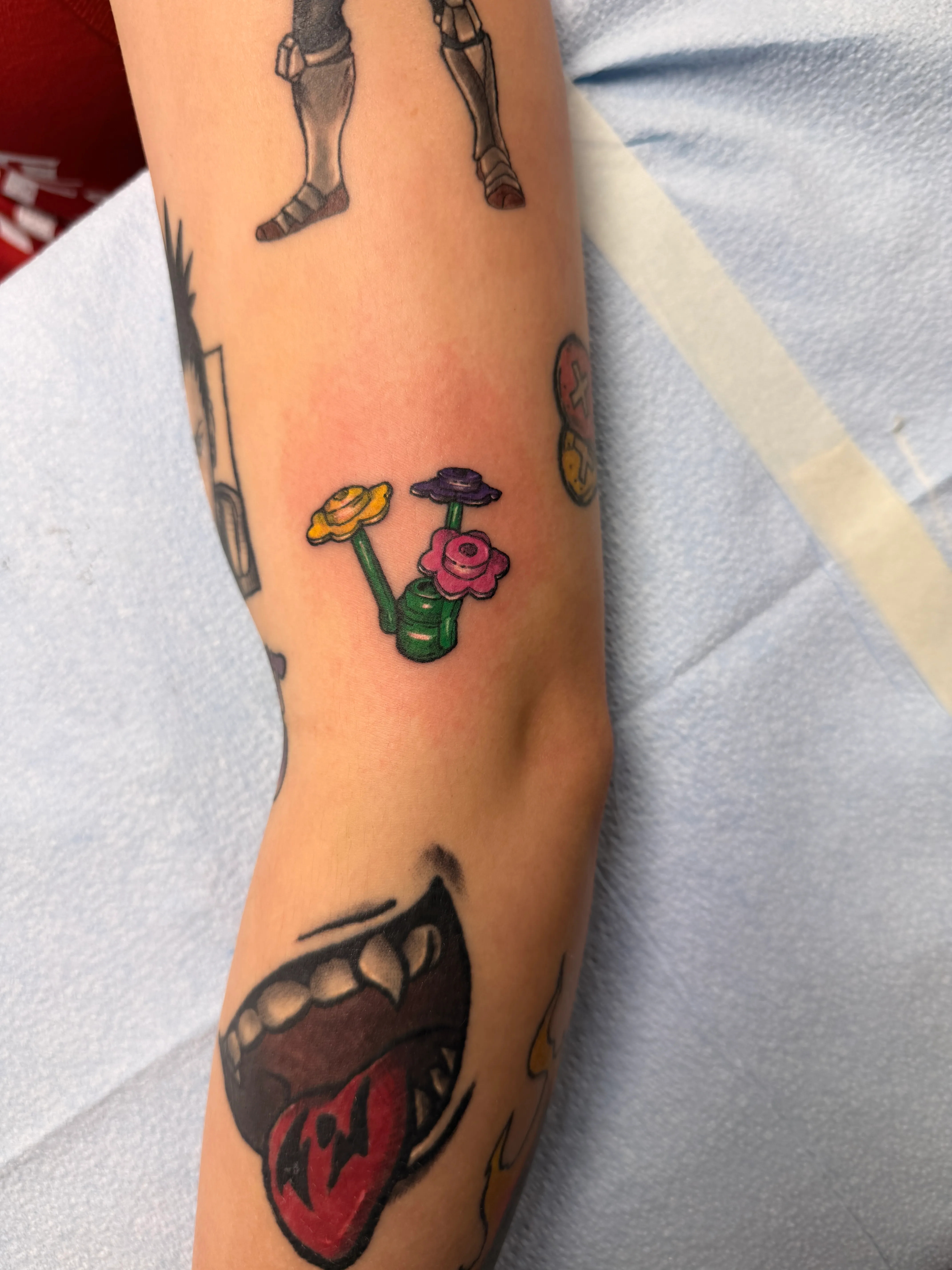 first-time clients tattoo by Olivia Hart at Fallen Raven Tattoo Studio in Simpsonville, SC