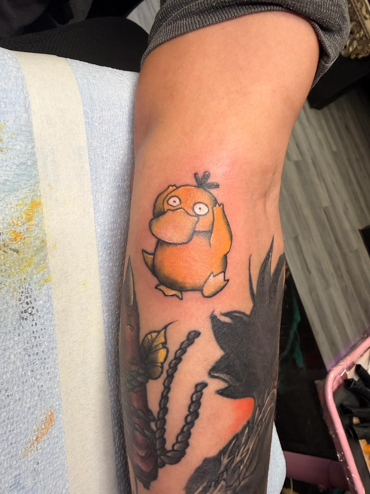 first-time clients tattoo by Olivia Hart at Fallen Raven Tattoo Studio in Simpsonville, SC